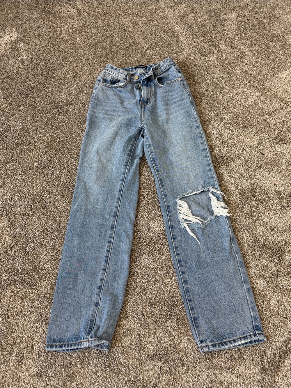 Pretty Little Thing distressed jeans